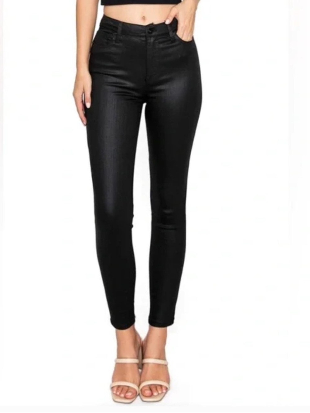 Kendall & Kylie Black High-Rise Skinny Jeans